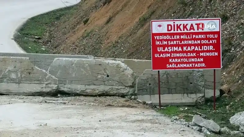 Bolu, Düzce ve Zonguldak üzerinden ulaşım sağlanan Yedigöller Milli Parkı yolu sonunda açıldı